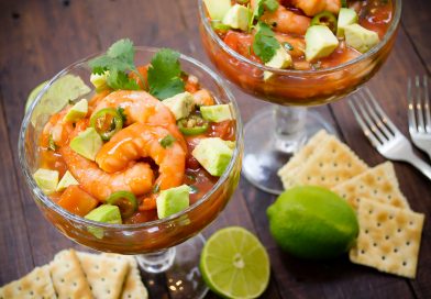 Receta de cóctel de camarones, uummmm!