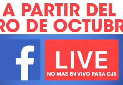 Facebook prohíbe los streamings de Dj’s a partir del 1ro de Octubre