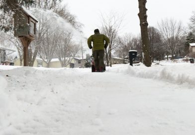 Cuando nieva, recuerda limpiar tu acera
